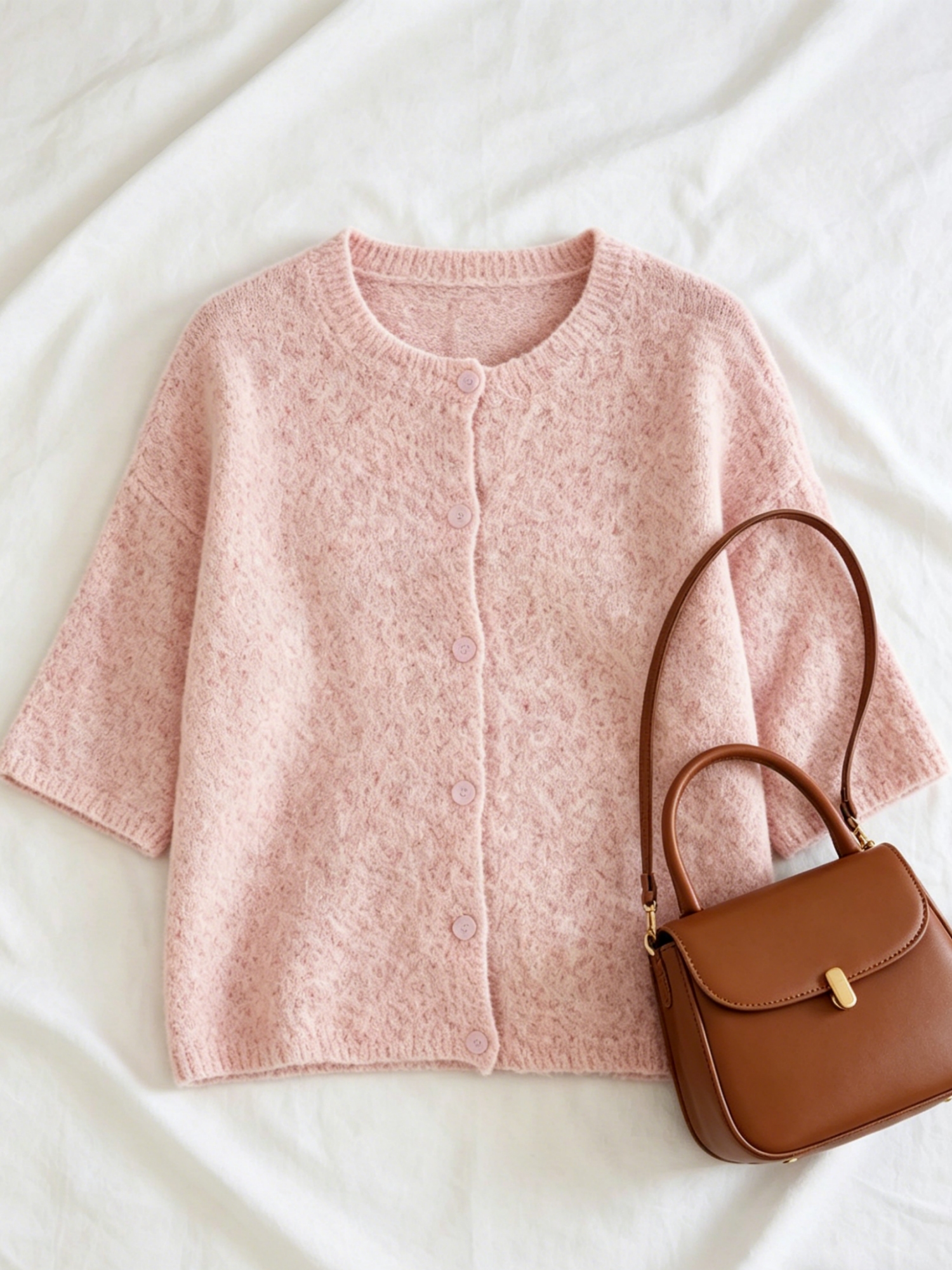 Women's plus size button knit  - Summer Clothing Plus ulasan dan harga