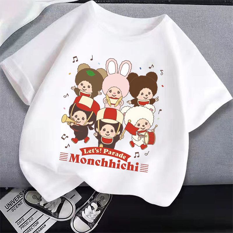 MONCHHICHI Short Sleeve T Shir - Summer Clothing For Girls ulasan dan harga