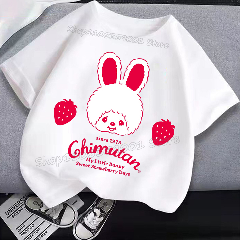 MONCHHICHI Short Sleeve T Shir - Summer Clothing For Girls ulasan dan harga