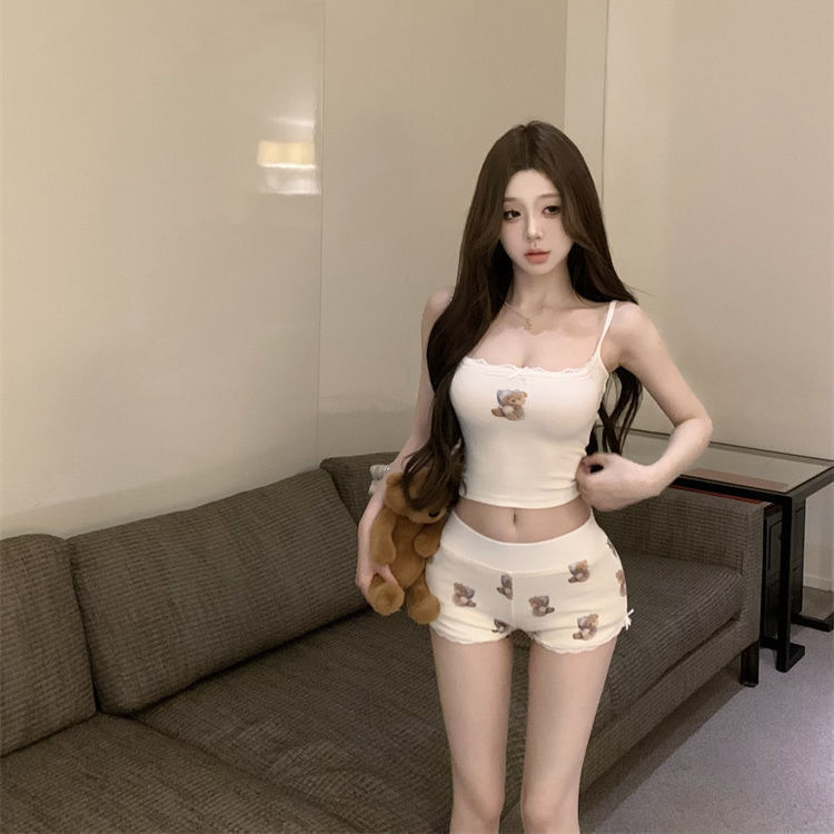 Two Piece Set,Camis and Short, - Summer Clothing Aesthetic ulasan dan harga