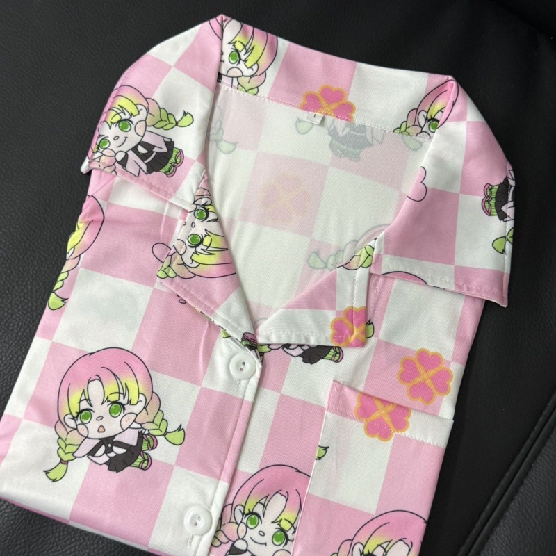 Demon Slayer Sleepwear Cardiga - Summer Clothing Material ulasan dan harga