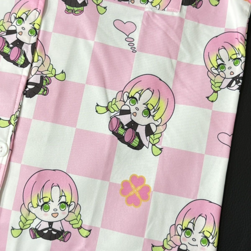 Demon Slayer Sleepwear Cardiga - Summer Clothing Material ulasan dan harga