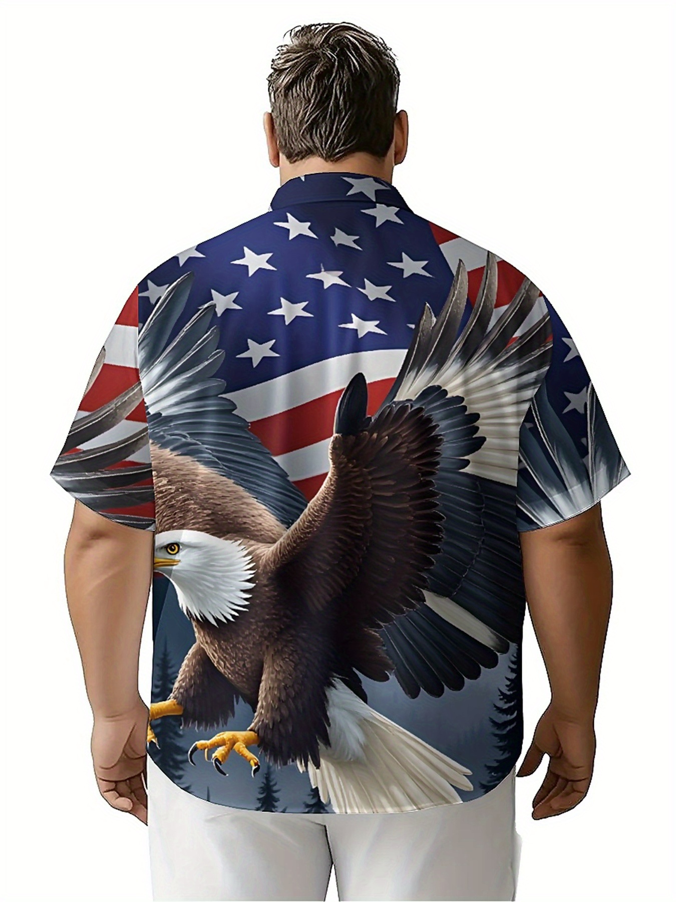 Men's Plus Size Hawaiian Shirt - Summer Clothing Plus ulasan dan harga