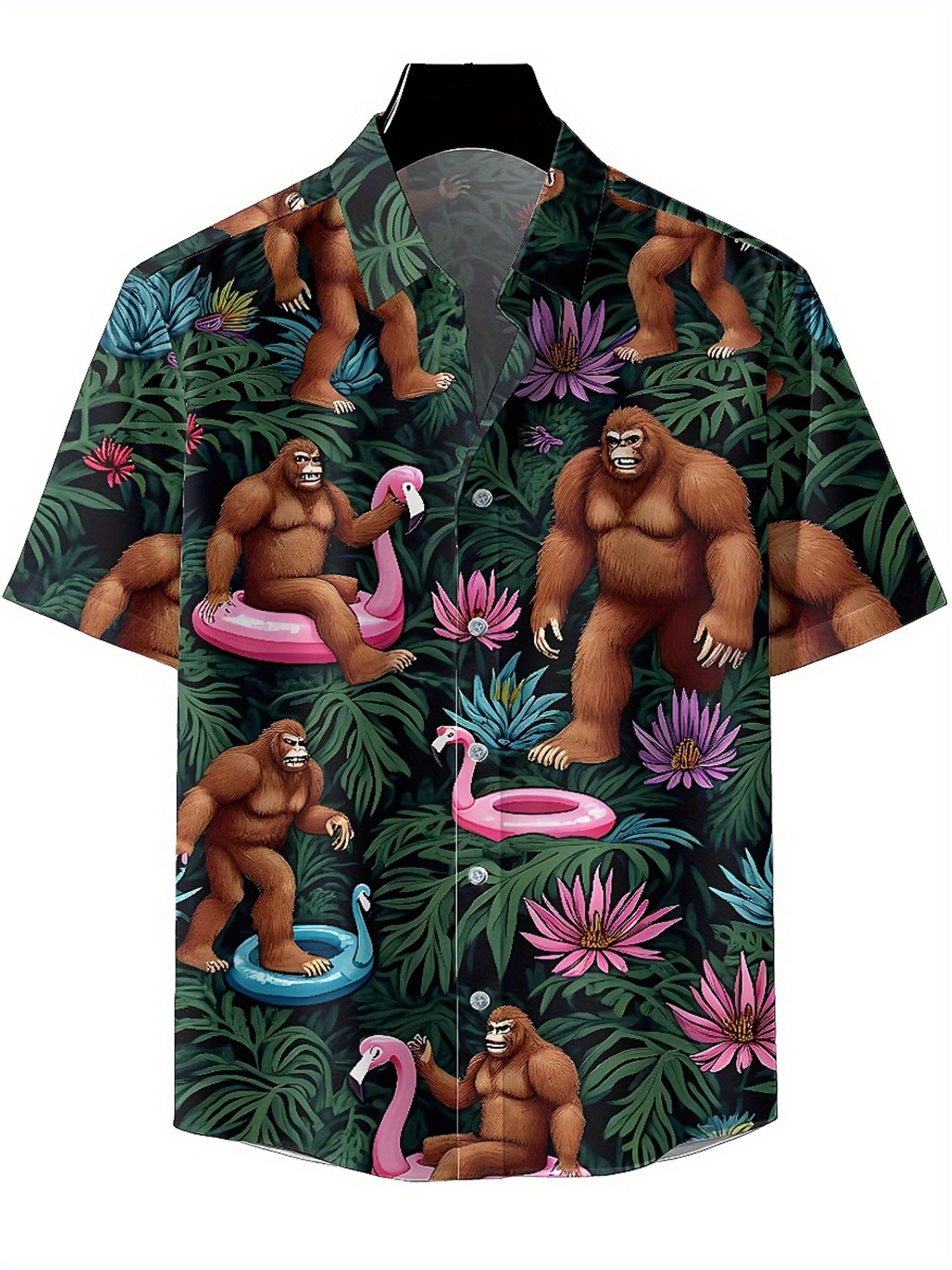 Men's Plus Size Hawaiian Shirt - Summer Clothing Plus ulasan dan harga