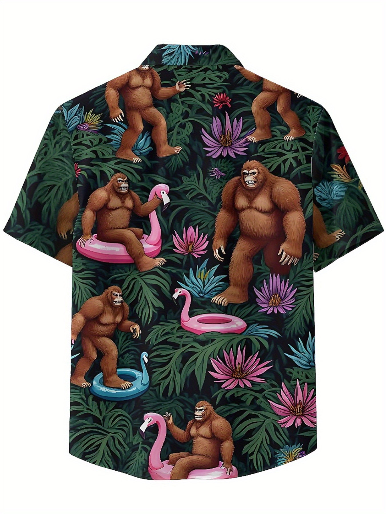 Men's Plus Size Hawaiian Shirt - Summer Clothing Plus ulasan dan harga