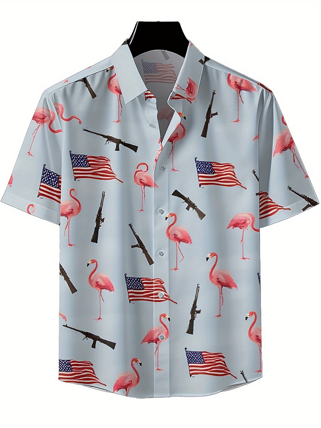 Men's Plus Size Hawaiian Shirt - Summer Clothing Plus ulasan dan harga