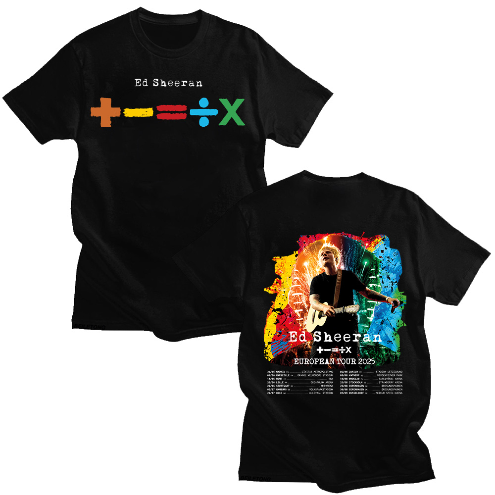 Ed Sheeran European Tour 2025  - Summer Clothing Gif ulasan dan harga