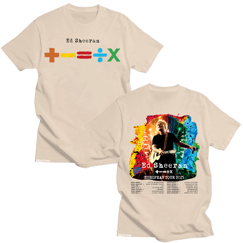 Ed Sheeran European Tour 2025  - Summer Clothing Gif ulasan dan harga