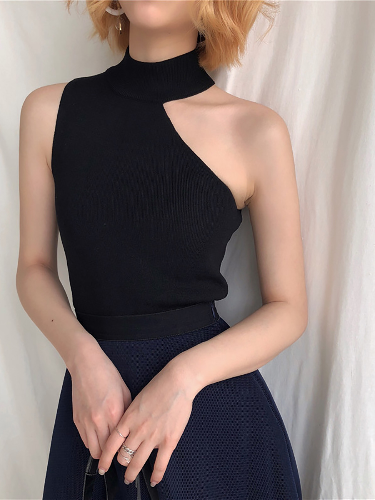 Knitted Sweater Off Shoulder P - Summer Jumper Clothing ulasan dan harga