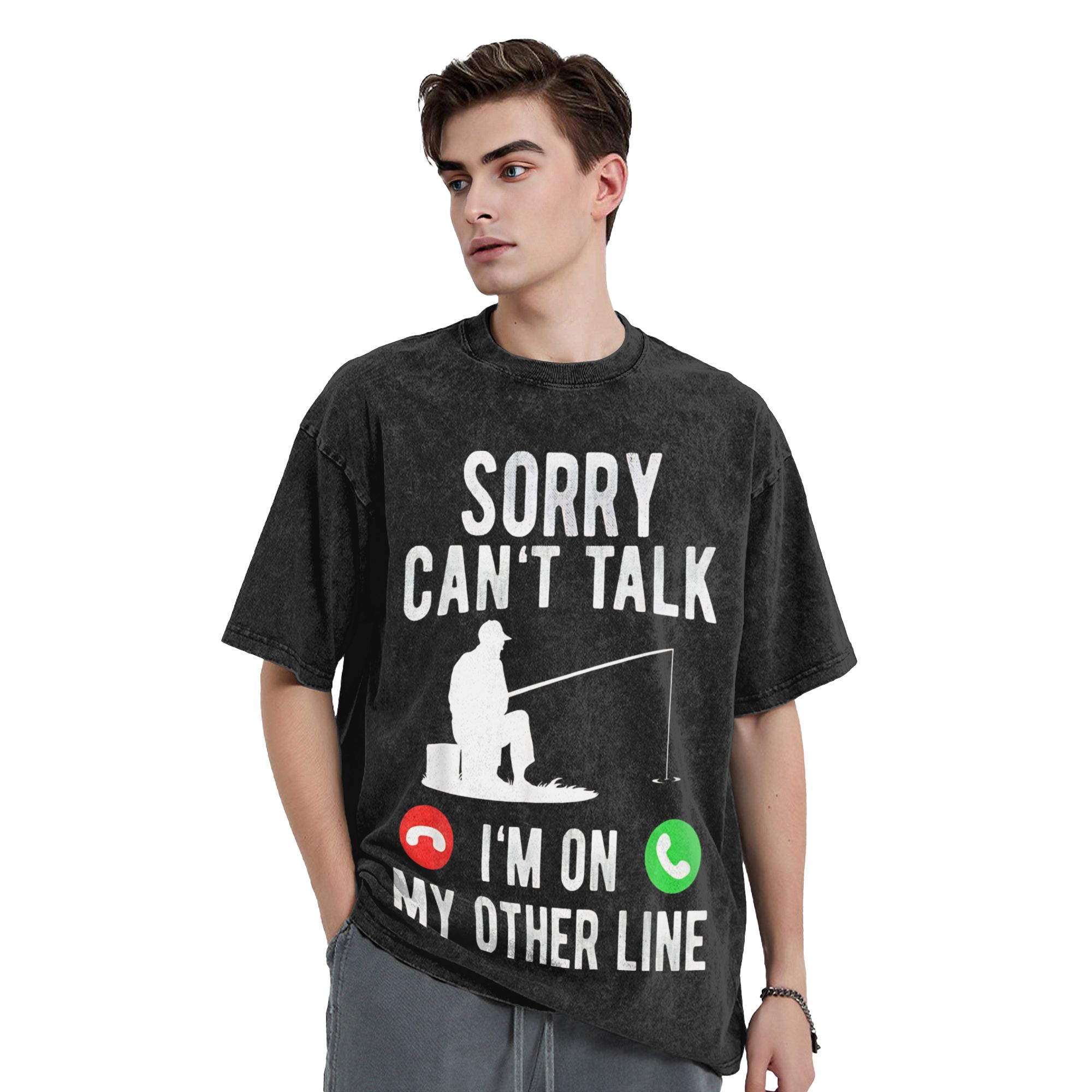 Men's Sorry Can't Talk I'm On  - Summer Clothing Online ulasan dan harga