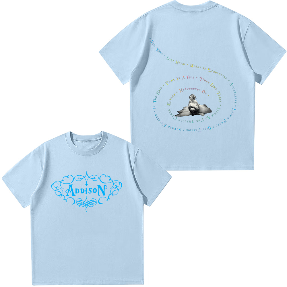 Addison Rae Pop Music T Shirt  - Summer Rae Clothing ulasan dan harga