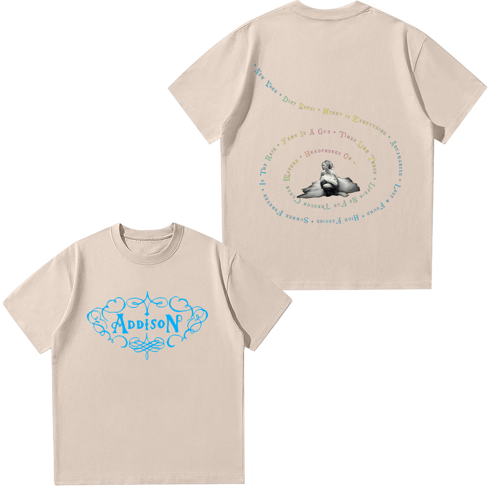 Addison Rae Pop Music T Shirt  - Summer Rae Clothing ulasan dan harga