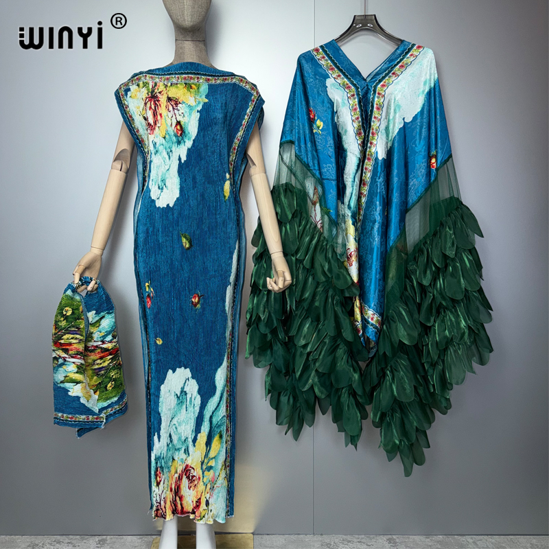 WINYI Boho beach Pleated slim  - Summer Clothing Vacation ulasan dan harga