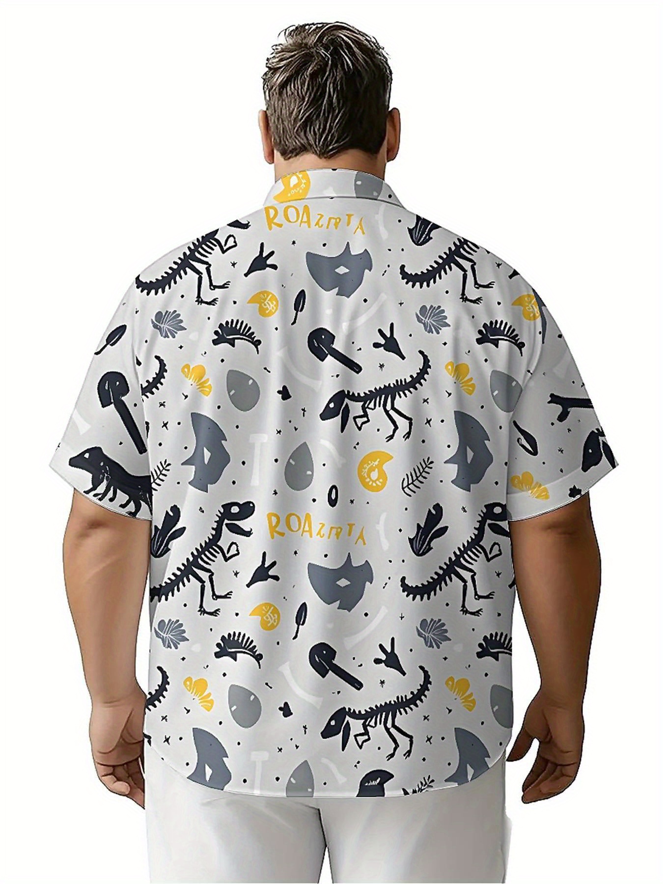 Men's Plus Size Hawaiian Shirt - Summer Clothing Plus ulasan dan harga